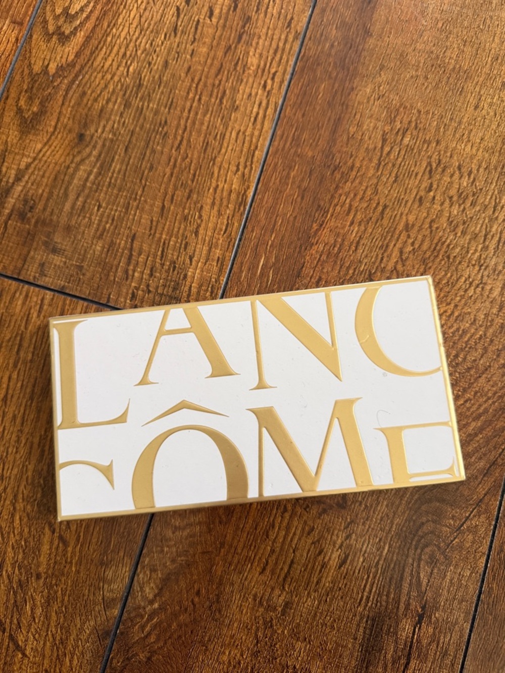 Lancôme White and Gold Eyeshadow Palette Case